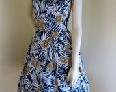 Vintage 80s does 50s lined Dress size 8