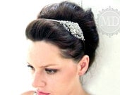 Renee Swarovski Rhinestones Bridal Headband / Inspired by Hollywood / Vintage Touch / Weddings / Bridal Accessories