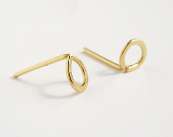 14k Gold Fill Circle Studs