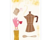 It's Coffee Time fine art print, 13 x 19