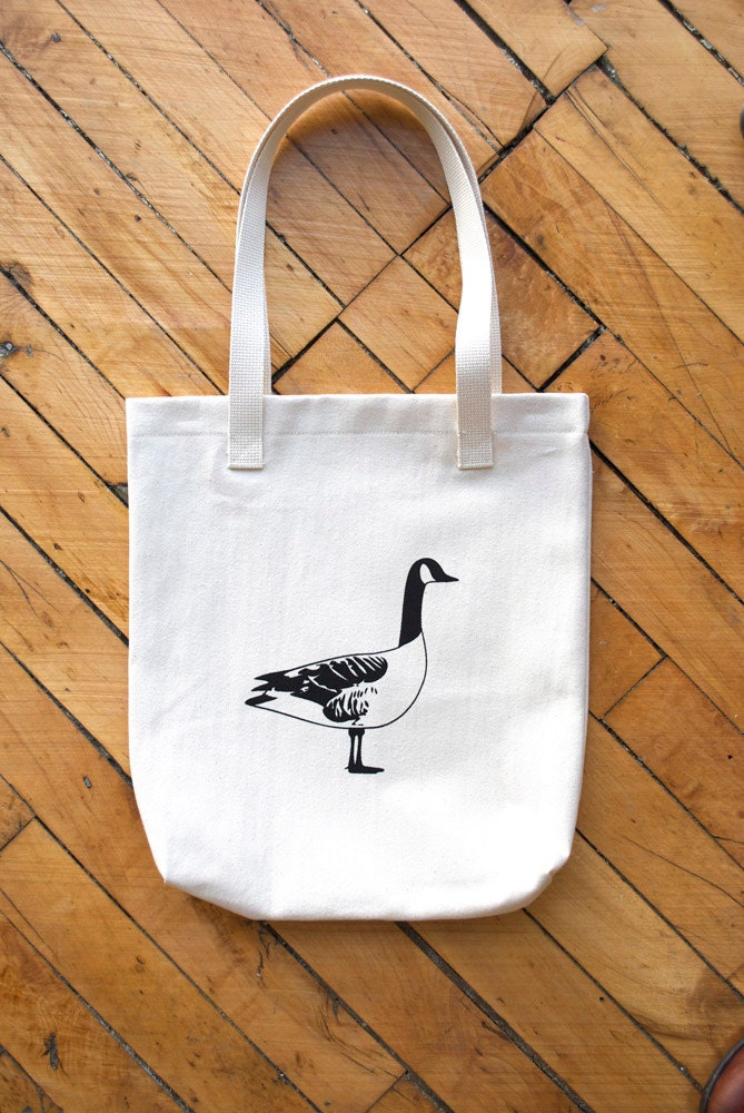 Tote Bag/ Canada Goose silk screen