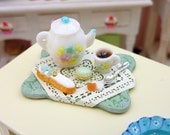 French Pastry Tray Set - 12th Scale Miniature Food