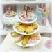 MADE TO ORDER - Limited Edition Easter / Spring Pastries and Treats on 3-Tiered Cakestand - 12th Scale Miniature Food