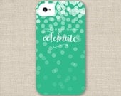 iPhone Case / 4 or 5 / Celebrate with Confetti