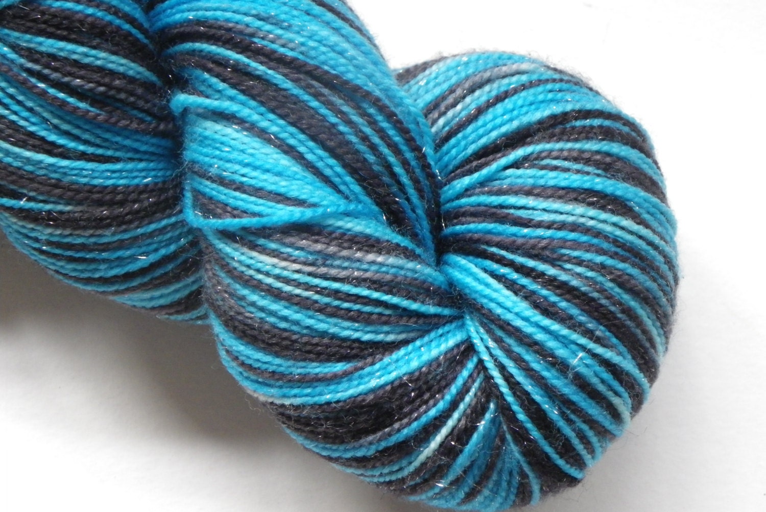 Razzle Dazzle .High Twist  Merino/Nylon/Sparkle  Sock Yarn 100grms