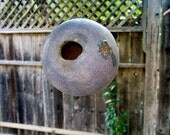 Birdhouse Stoneware Ceramic Hanging Organic Shape