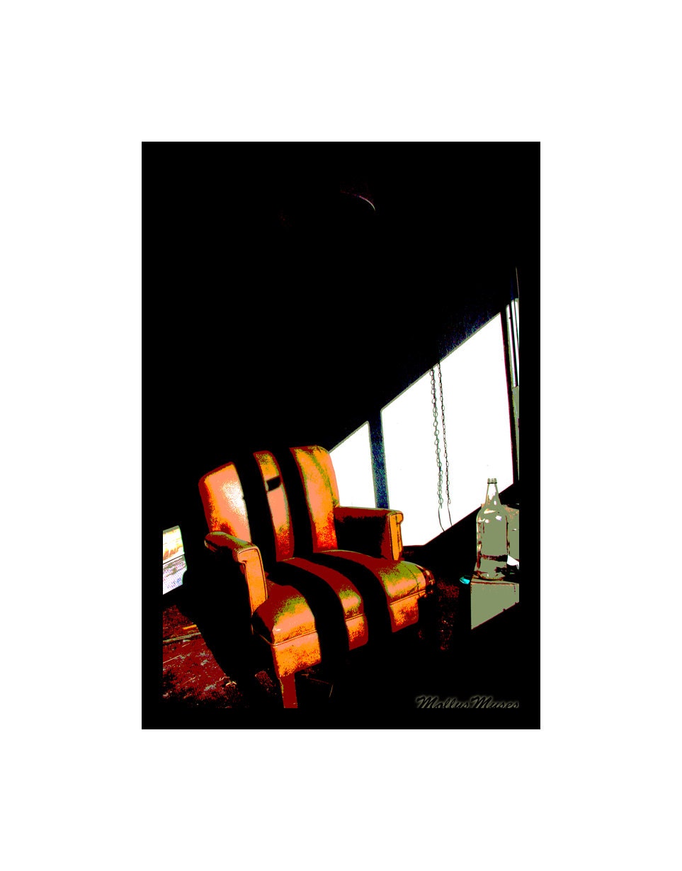 Urban Decay, Photograph, Pop Art, Abandoned Building, Man Cave Decor, Old Motel, Wall Art