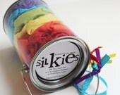 Silkies Rainbow Scarf Playset SMALL - Montessori and Waldorf Inspired Open Ended Play Silks