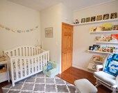 CUSTOM CRIB BEDDING: 2pc - Sheet, Box Pleat Skirt