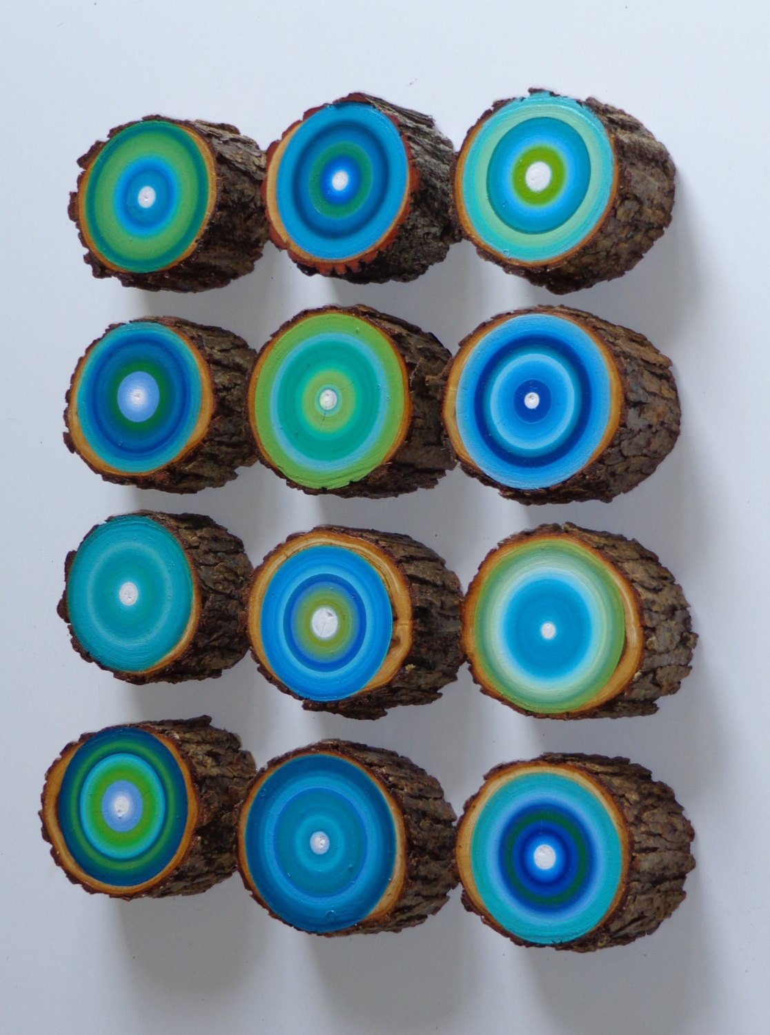 Reclaimed Wood 12 Tree Rings Custom Listing  Reclaimed Wood Beautiful Dimensional Wall Art Eco Friendly