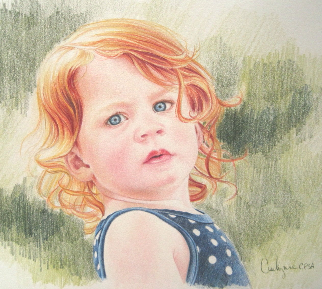 Custom Children's Portrait painting from your photo