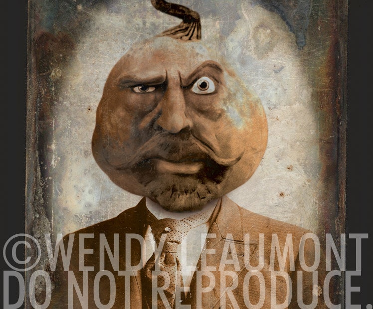 Petja Pumpkin Digital Print 5 x 7