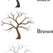 Medium Wedding Guest Book Tree for 75-150 Guests