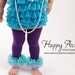 First Birthday Girl Outfit, Dragonfly, Purple, Turquoise, Lilac, Bodysuit, Bloomers, Legwarmers