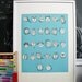 Large Owlphabet Poster, Alphabet Art, Owl Art, Education Tools, Nursery Art