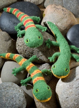 Zerd the Lizard PDF knitting pattern