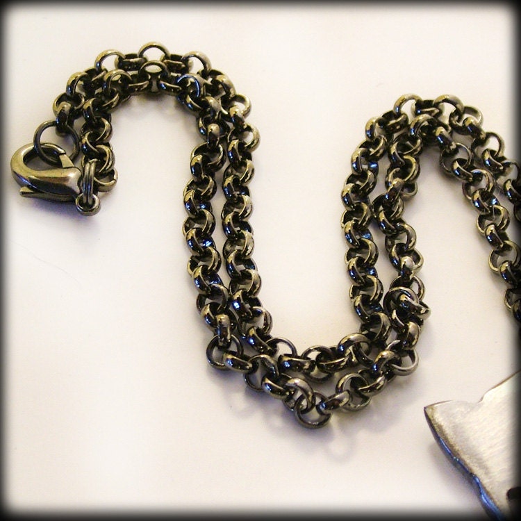 Gunmetal Chain by WATTO Distinctive Metal Wear- 16", 18", 20"