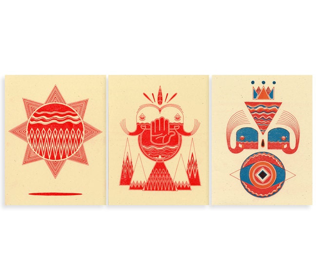Riso Print Set - A