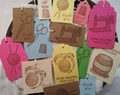 SALE Sewing Knitting Crochet Tags Set of 70