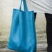 Turquoise Tote Bag, every day bag