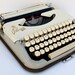 1954 Princess PROFESSIONALLY SERVICED Typewriter with Case and Copy of Owners Manual