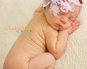 Baby headband - infant headband - newborn headband - flower headband -  headband - floral hedband