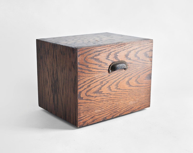 Vintage Pine Storage Box - Mid Century, Modern, Wood