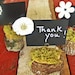 Moss Tree Stump Chalkboard Sign Holders Set of Three
