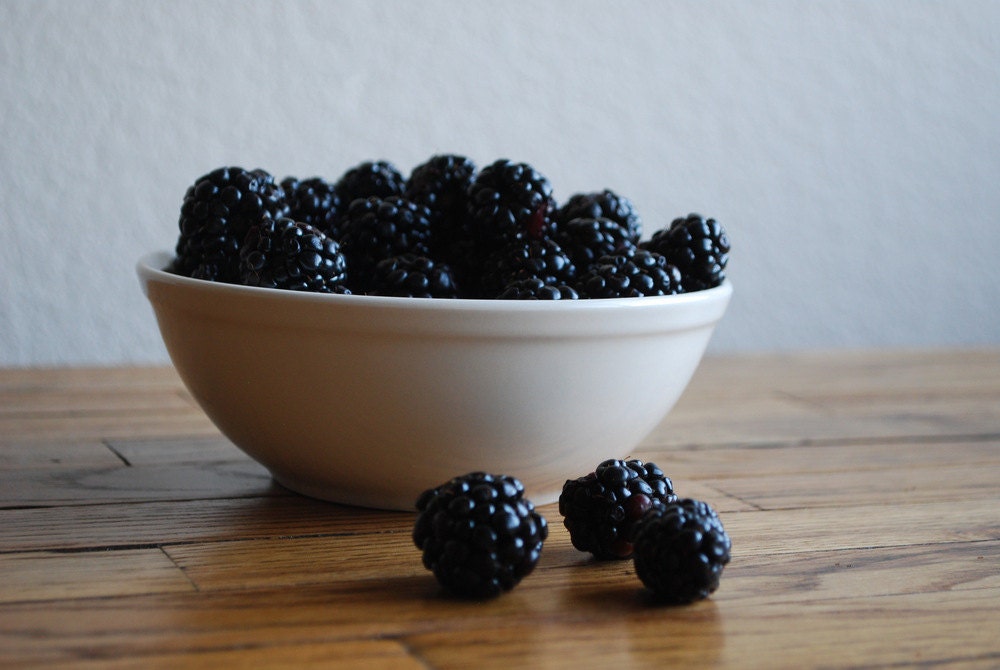 White Bowl Shabby Chic Cereal
