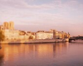 Paris Photography,  Île de la Cité and the River Seine, Romantic Travel Photograph, French Wall Decor