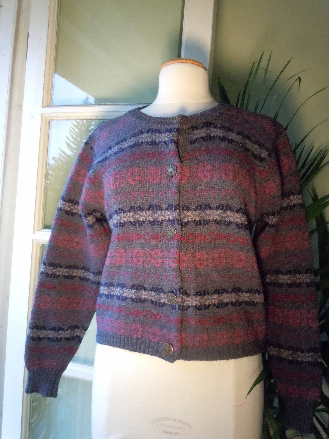 L.L. Bean Womens Vintage Wool Cardigan Sweater