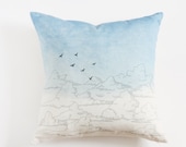 Indigo Dyed Sky Pillow cover