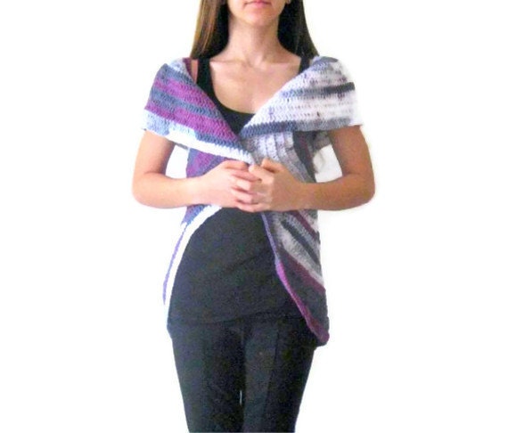 PDF CROCHET PATTERN, pattern for circle Shrug, Tutorial,
