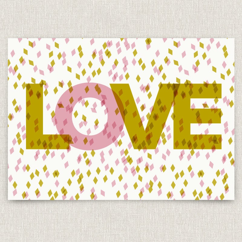 Confetti - Modern wedding invitation on pearl linen paper