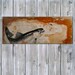 Fly Fishing for Trout on Rusted Metal