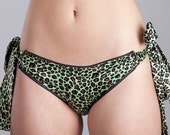 Greens Meow SideTie Panties