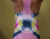 SaLe ... Pink Tie Dyed Swim Bathing suit ... gymnastic suit ... Leotard ... Child to preteen ... Size small to XL