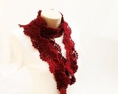 PDF Tutorial Crochet Lacy Scarf Pattern