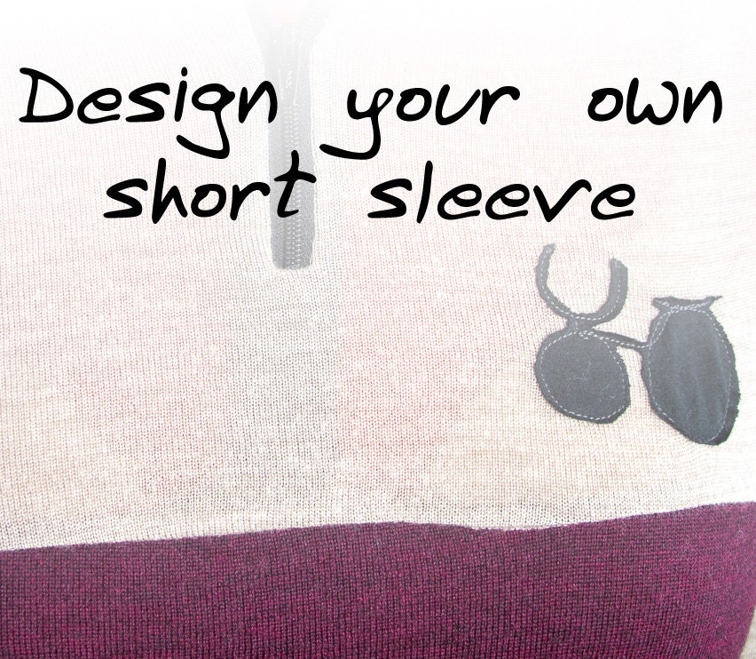Design your own -- Womens short-sleeve merino wool jersey