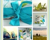 PDF Sewing Pattern Contrast Tied Cushion Cover