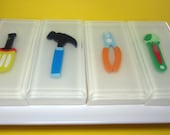 Soap for Kids - Tropical Punch Scented  - Glycerin Soap  with Tool Erasers - Party Favor Soap - Tools