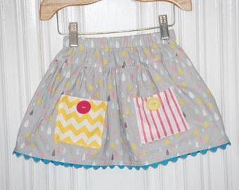 Colorful Rain Skirt and Matching Tank