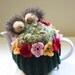OOAK Hedgehogs Picnicking in the Garden Tea Cosy by Tafferty Designs Size Medium
