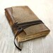 The Manuscript - Leather Journal, Notebook, Diary in Brown Vintage Style Cover and Old Aged Paper