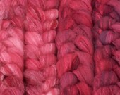 Fruit Of The Underworld/ Handpainted SW Merino-Bamboo-Nylon Combed Top/ 4 oz.