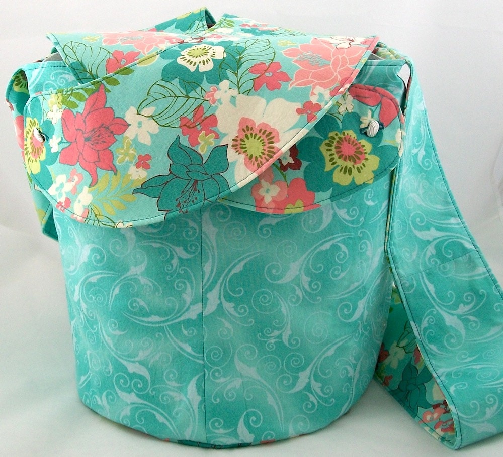 Large Llayover Tote/ Knitting, Spinning, Crochet Project Bag