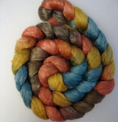 Superfine Merino Tencel Roving- "Taos"