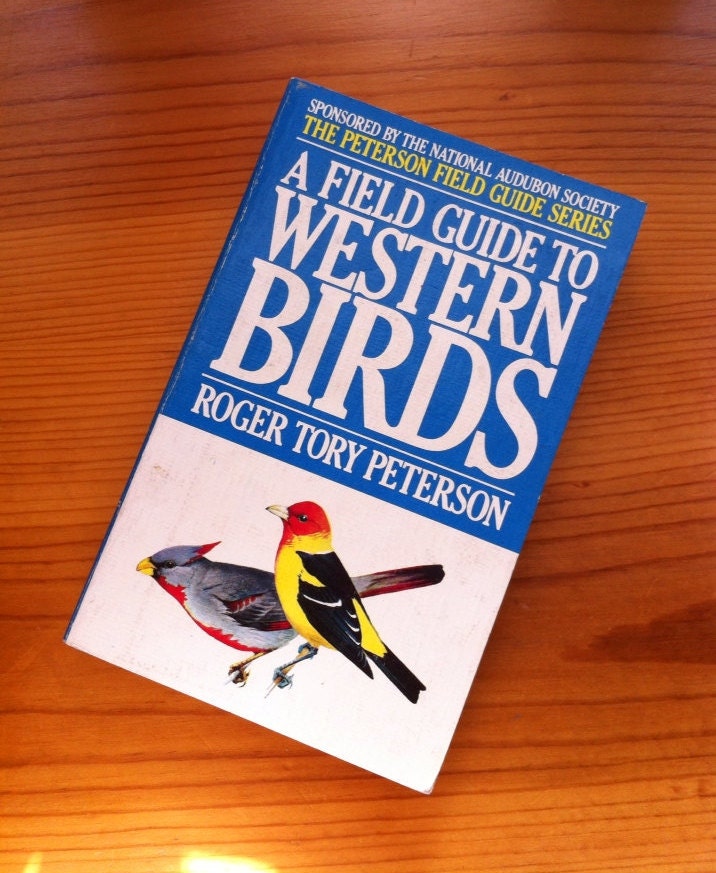 vintage 1961 field guide to western birds book