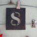 vintage number stencil, big number 8, lucky 8, eight, large sheet metal number, number 8 , handmade stencil, steel, industrial stencil