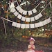 Banner - Shabby Chic -  Floral - Vintage -  Birthday, Baby or Bridal Banner - Assembled - By PaperCandee